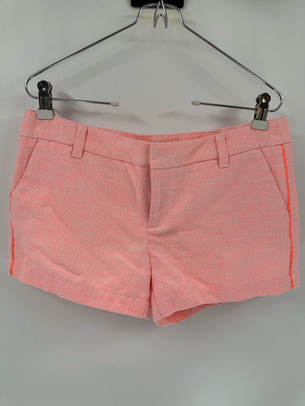 Merona Coral Pink Textured Bermuda Shorts - Picture 2 of 9